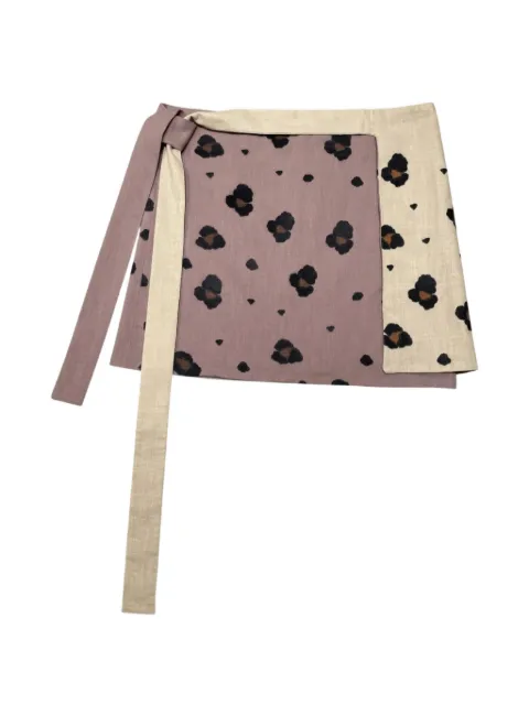orsina animal-print wrap mini pareo