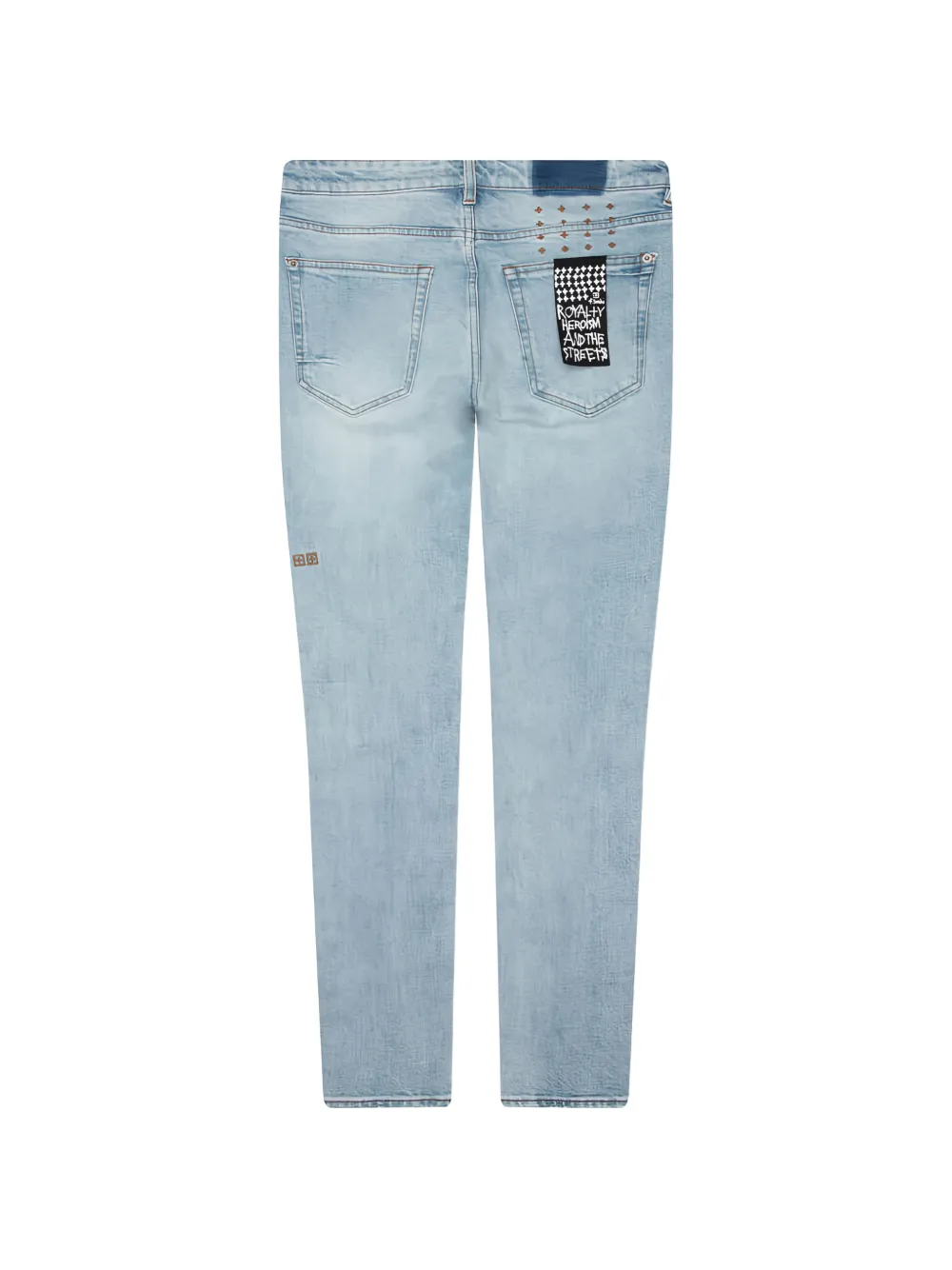 Ksubi Van Winkle Krystal gerafelde jeans Blauw