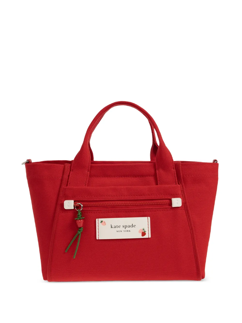 Kate Spade Dash logo-patch tote bag - Rot