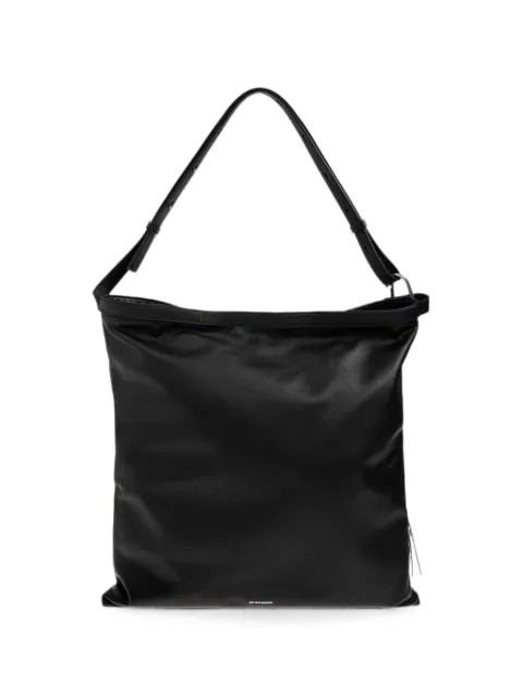 Jil Sander bolso de hombro grande rectangular con logo