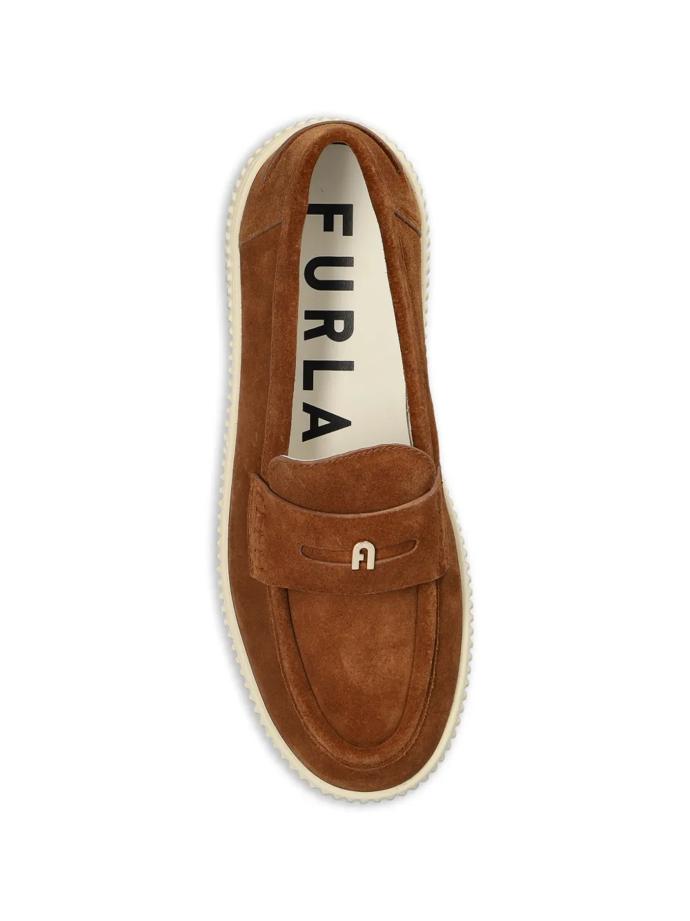 Furla Sky suède slip-on sneakers Bruin
