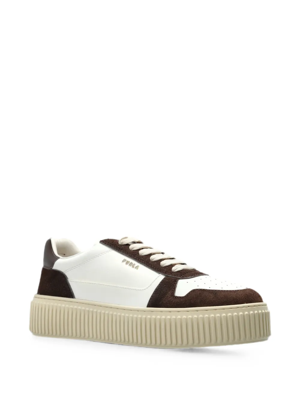 Furla Sky logo-detail sneakers Wit