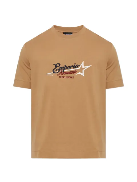 Emporio Armani T-shirt in heavy single jersey with a regular fit