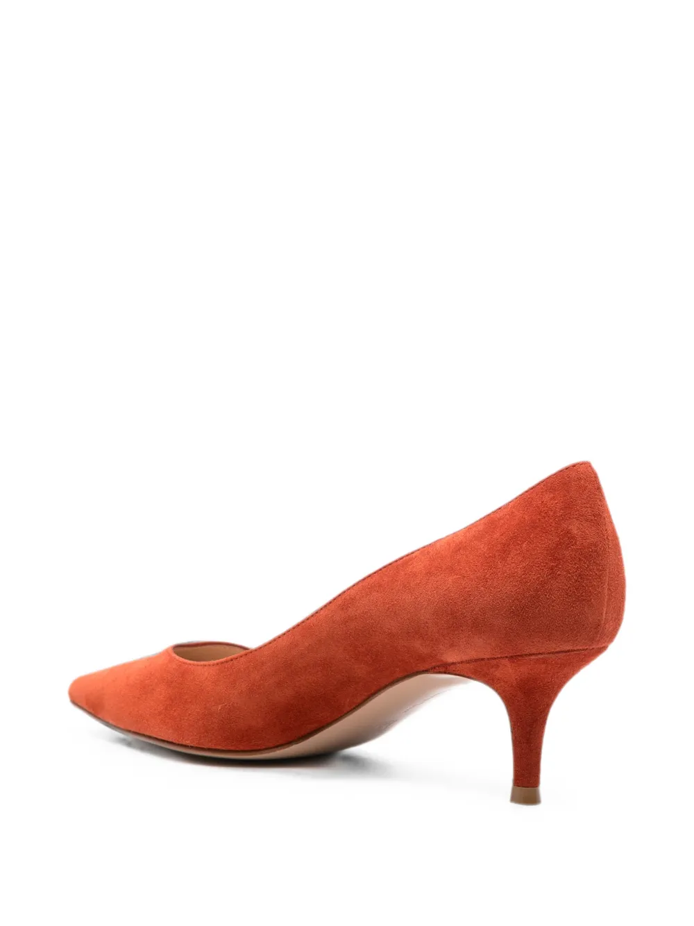Gianvito Rossi pointed-toe pumps Oranje