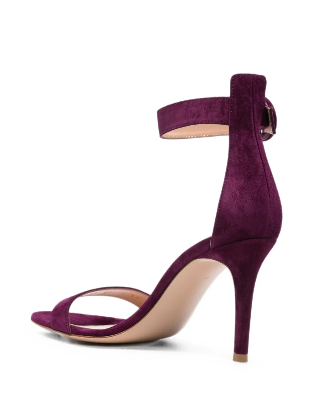 Gianvito Rossi Sandalen met enkelbandje en gespsluiting Paars