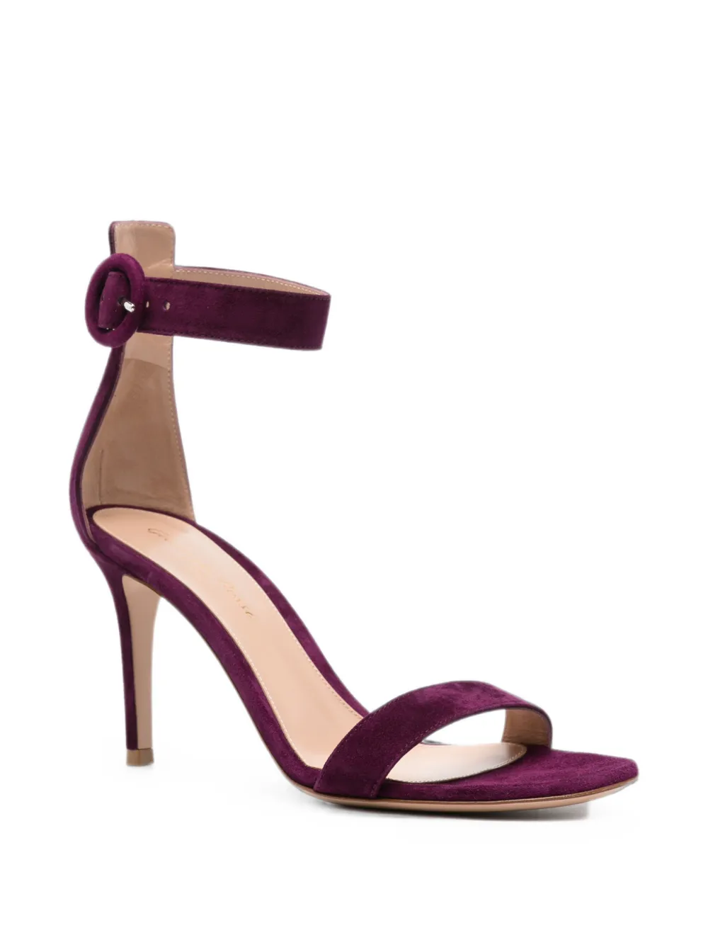 Gianvito Rossi Sandalen met enkelbandje en gespsluiting Paars