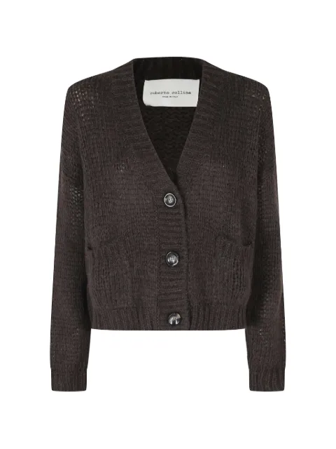 Roberto Collina chunky-knit V-neck cardigan