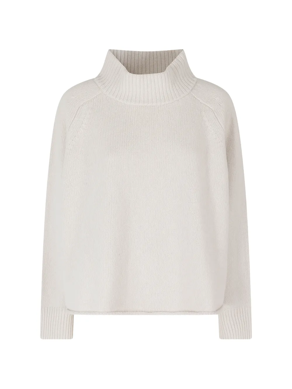 Roberto Collina high-neck raglan-sleeve sweater - Weiß