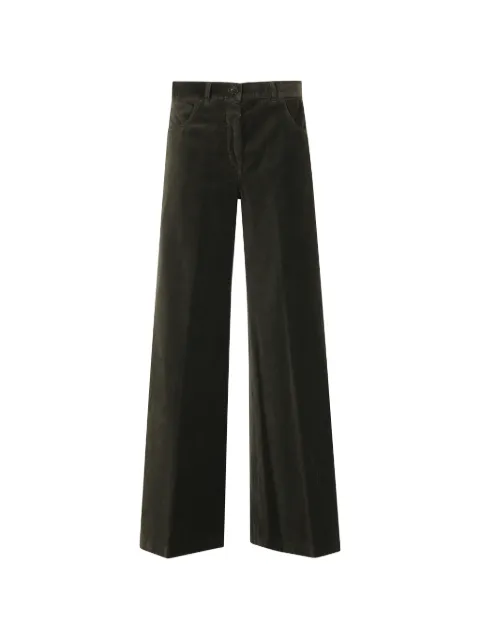 ASPESI velvet wide-leg trousers