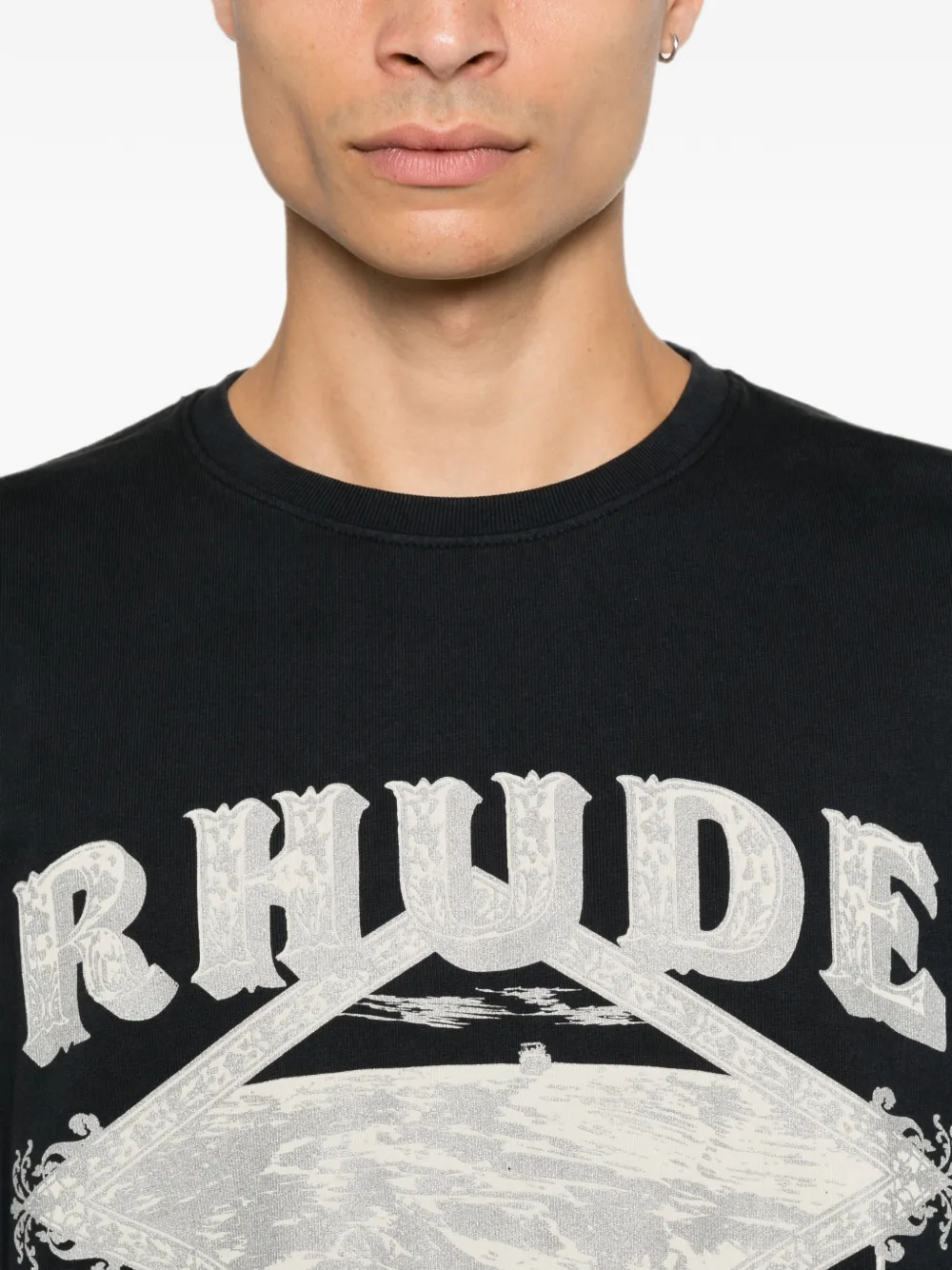 RHUDE Dakar T-shirt Zwart