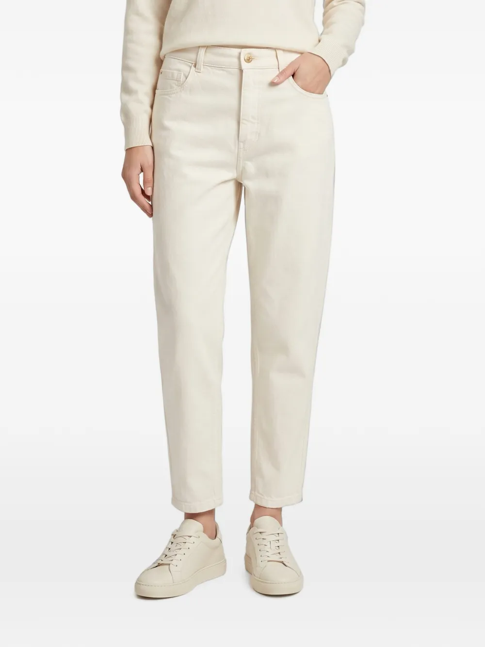 Brunello Cucinelli cotton jeans - Toni neutri
