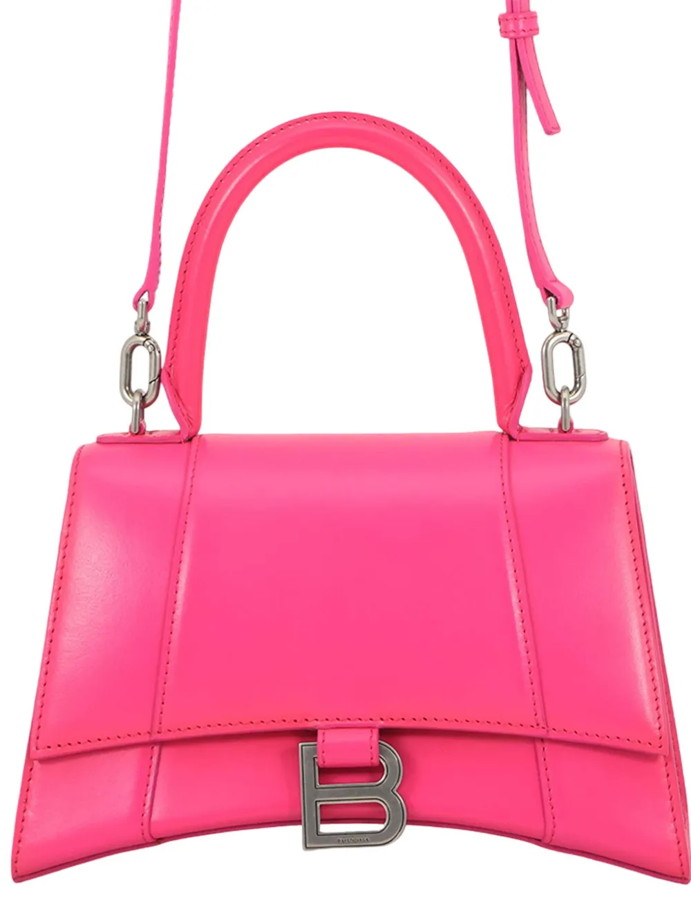 Balenciaga Pre-Owned Borsa a tracolla Shiny Box Hourglass piccola in pelle di vitello 2020 - Rosa
