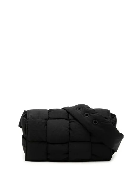 Bottega Veneta Pre-Owned 2012-2026 Mini Nylon Intrecciato Padded Tech Cassette belt bag
