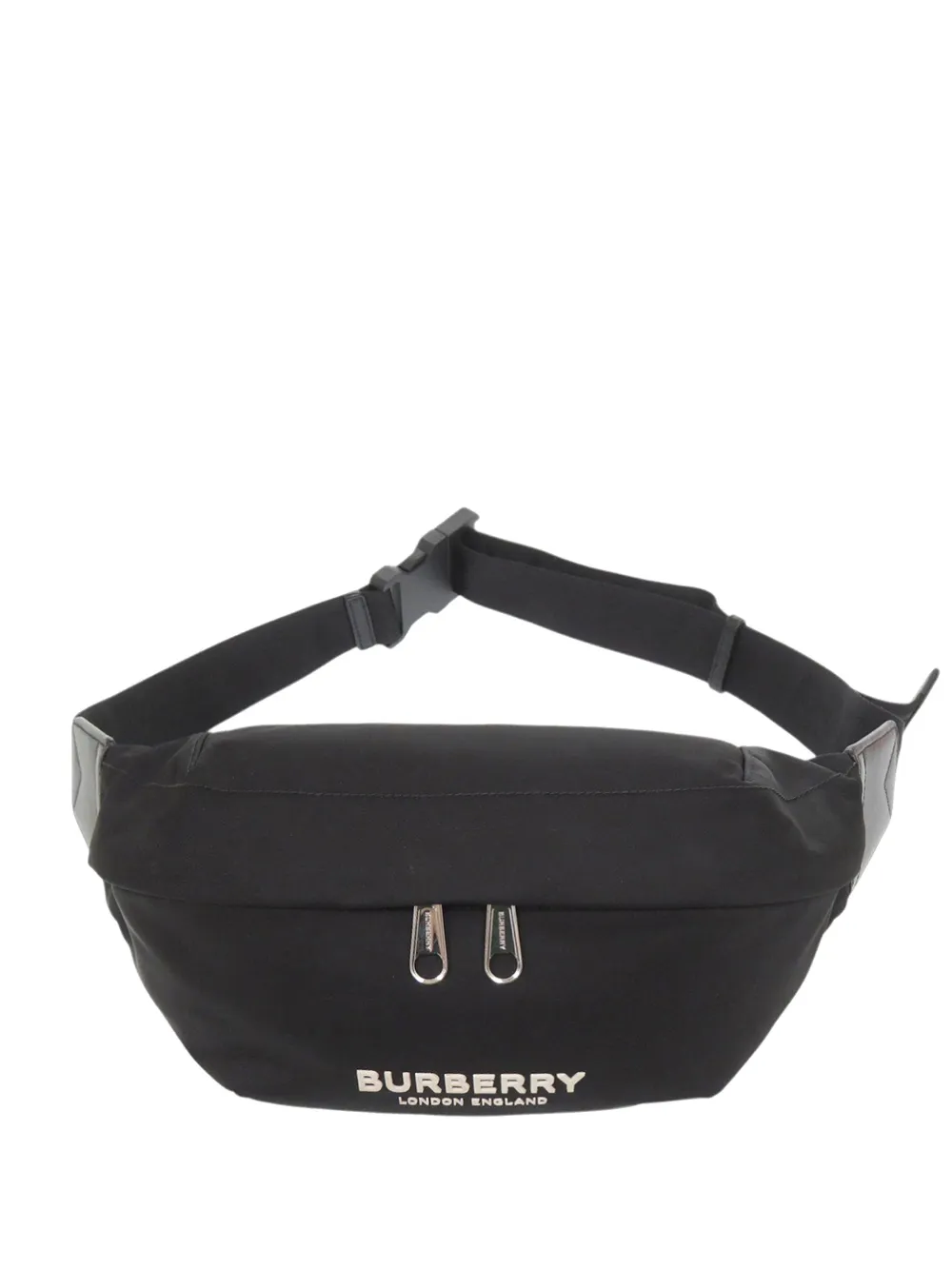 Burberry Pre-Owned Marsupio Sonny in nylon con logo 2018-2023 - Nero