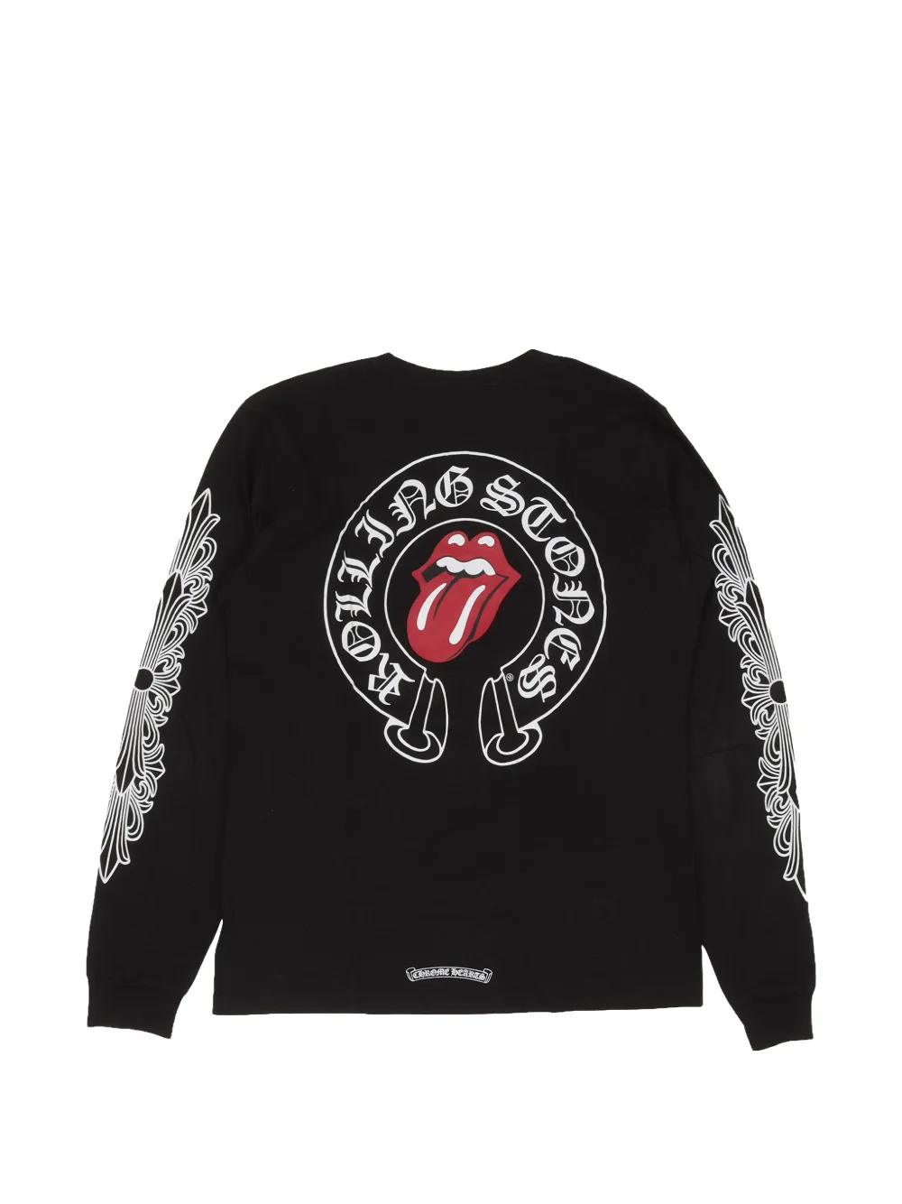 Chrome Hearts Rolling Stones Horseshoe sweater Zwart