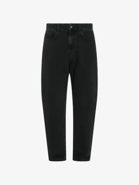 Canali logo-patch jeans