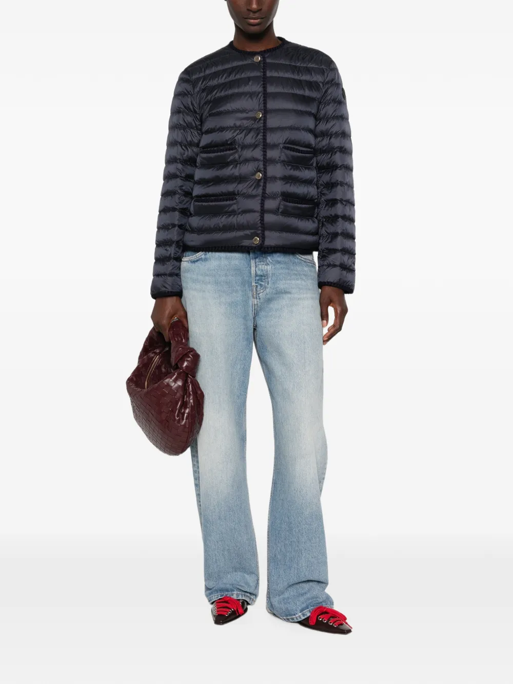 Moncler Circaete gewatteerd jack Blauw