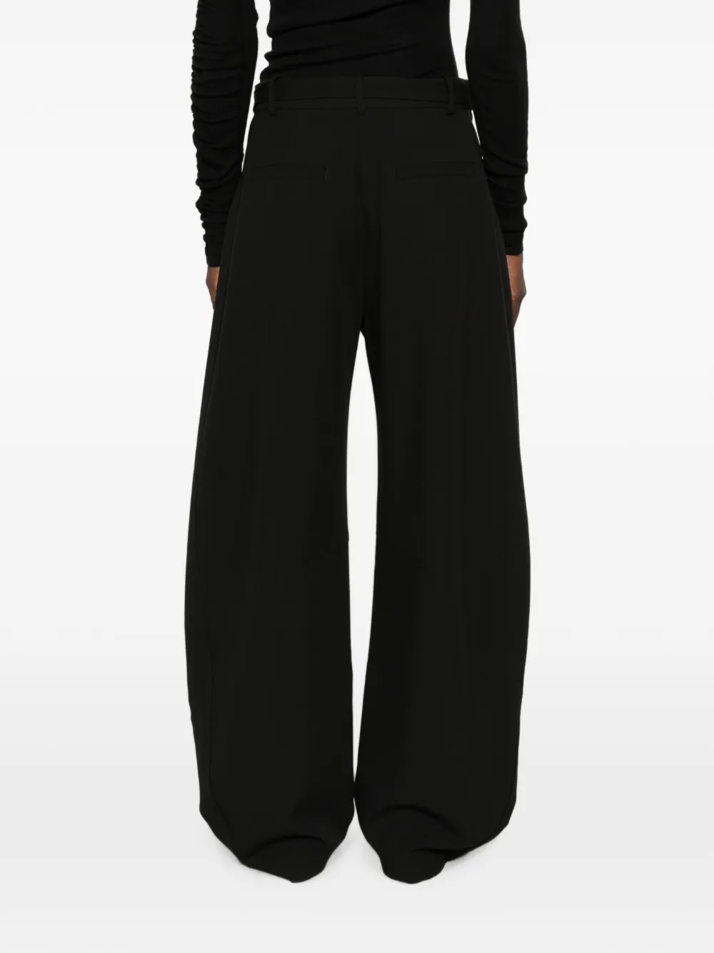 PINKO Love Birds broek met gesp Zwart