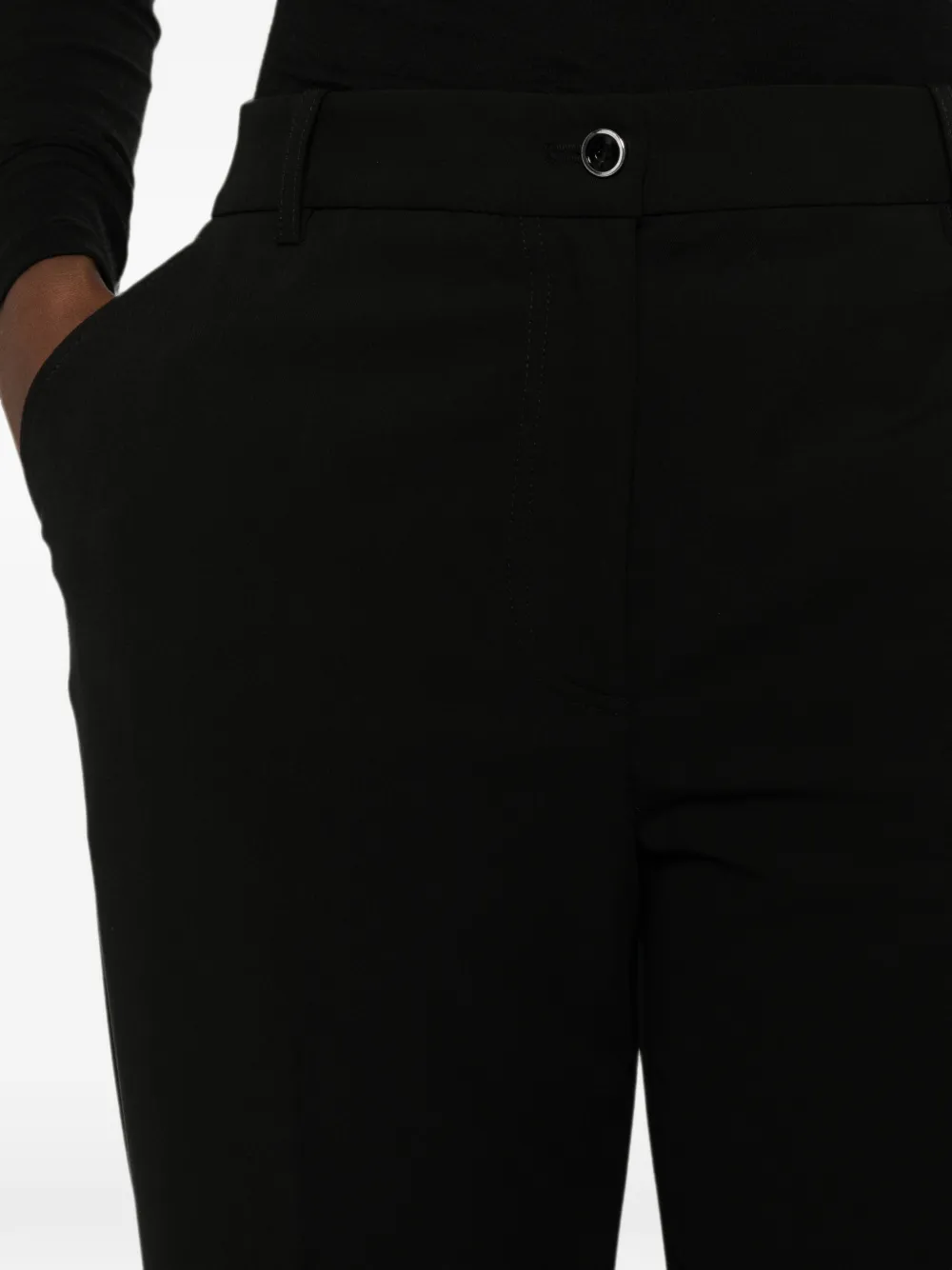 PINKO Flared pantalon Zwart