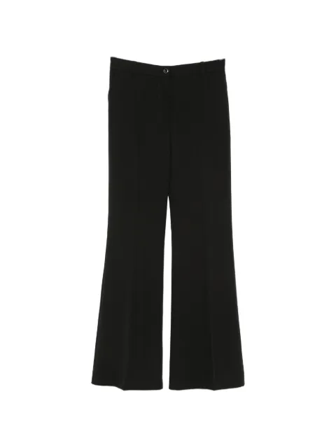 PINKO pressed-crease flared trousers