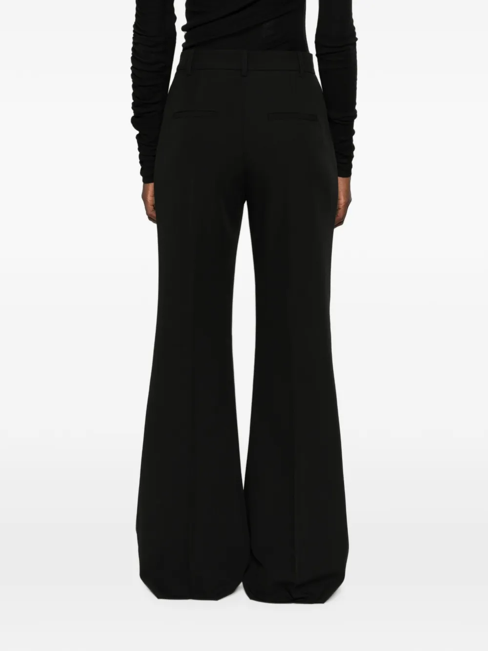 PINKO Flared pantalon Zwart