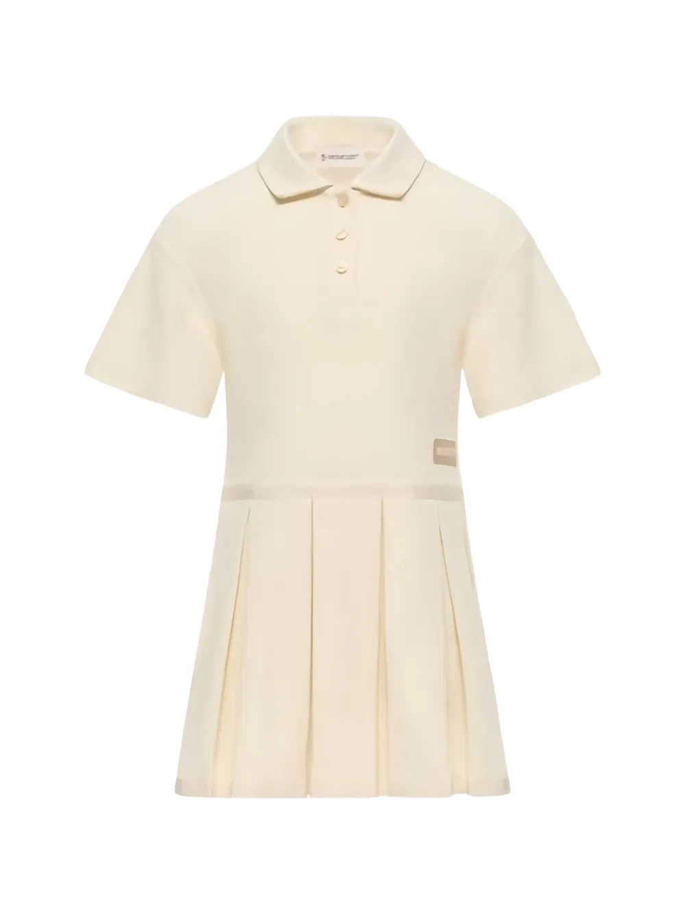 Moncler Enfant robe à design plissé - Tons neutres Moncler Enfant robe à design plissé - Tons neutres