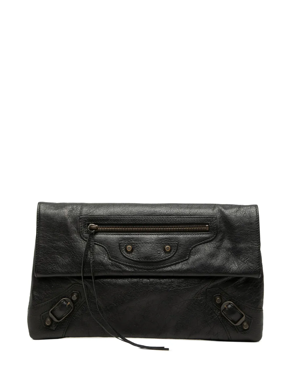 Balenciaga Pre-Owned 2005-2026 Classic Clutch aus Lammleder - Schwarz