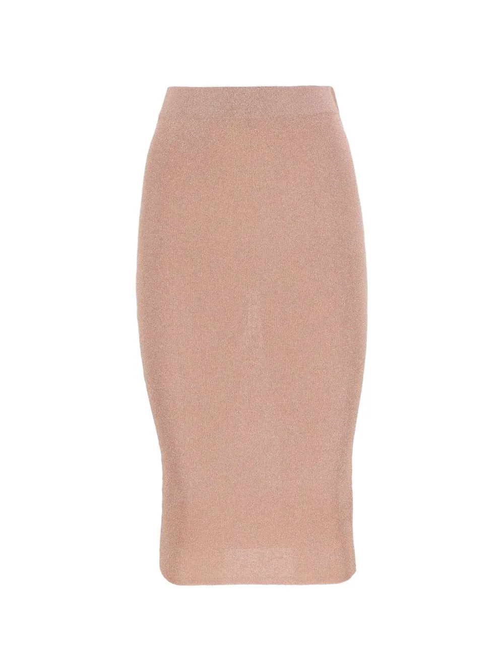 Kangra ribbed-knit midi skirt - Rosa