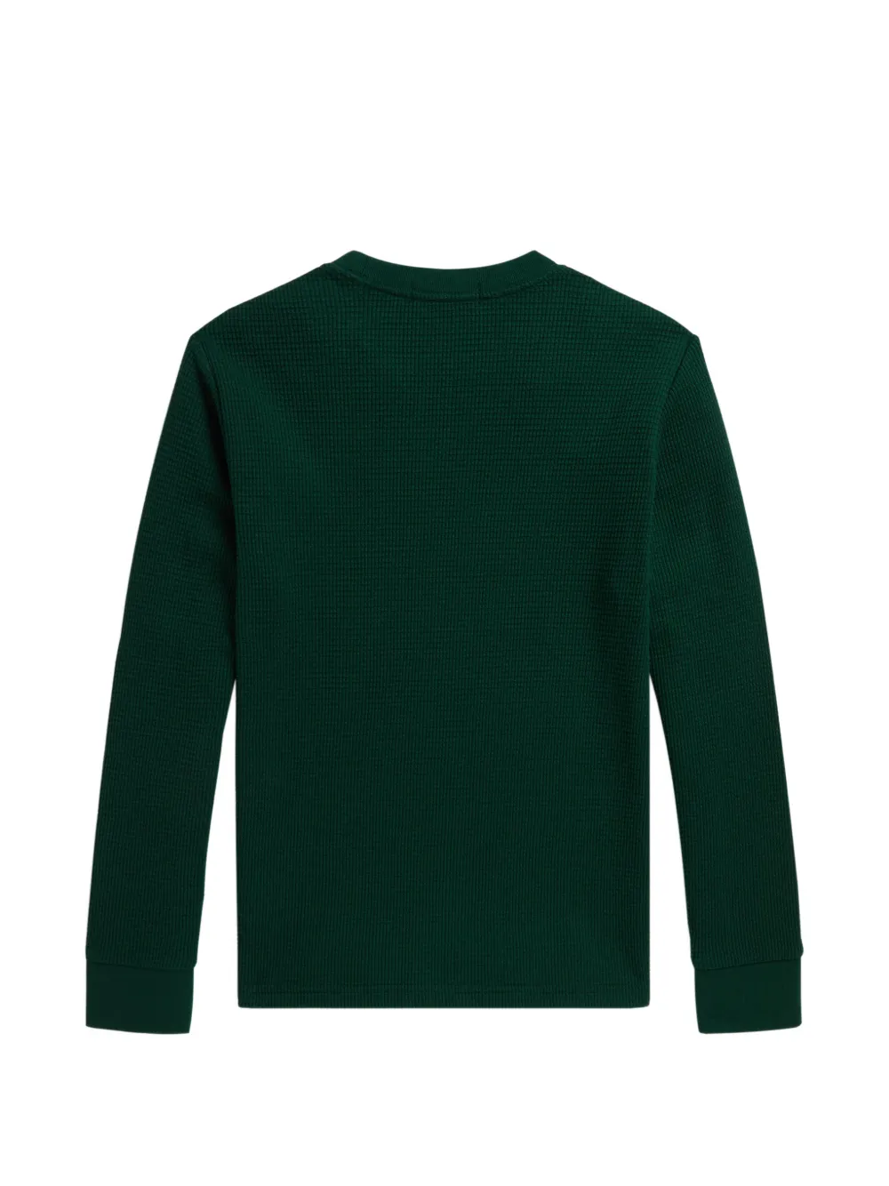POLO RALPH LAUREN KIDS Wafelgebreide Pony top Groen