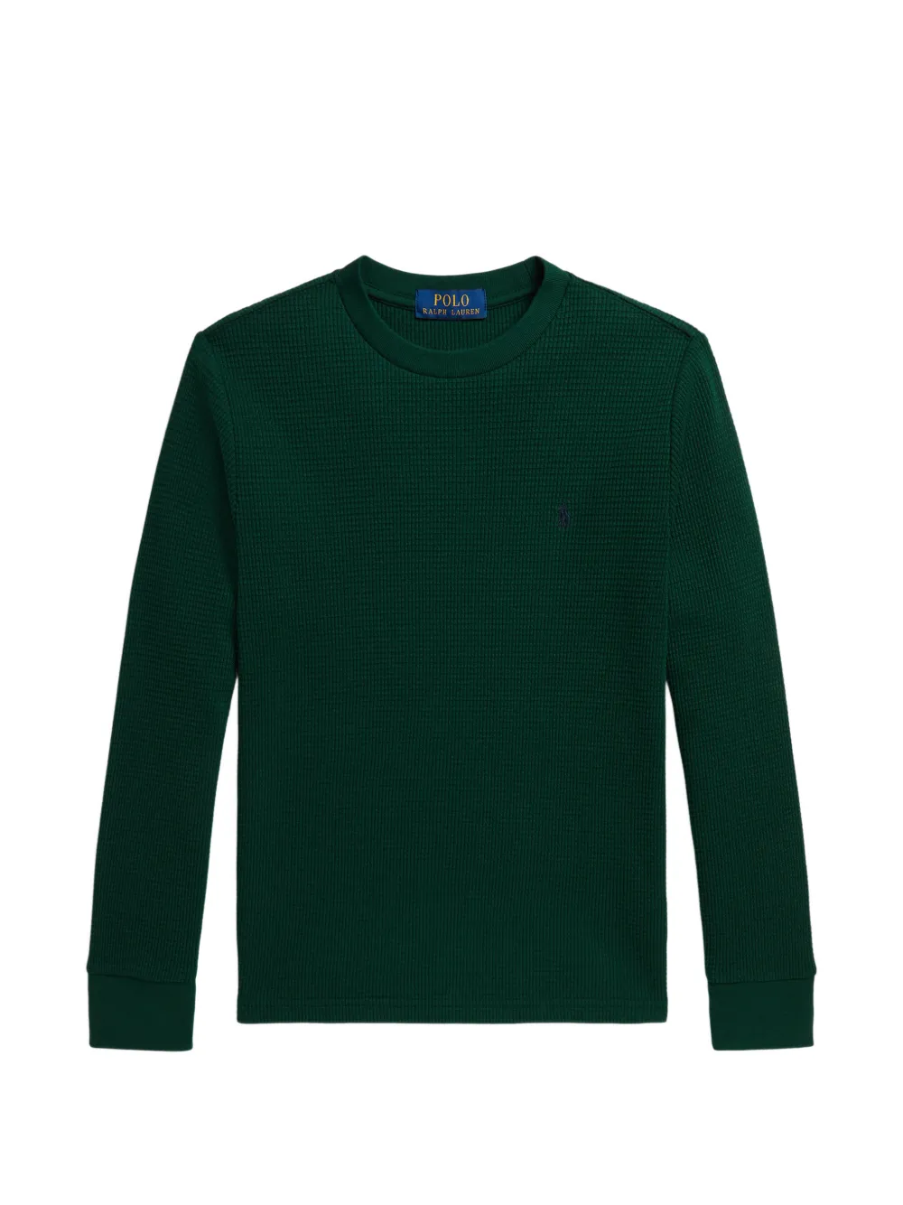 POLO RALPH LAUREN KIDS Oberteil mit Waffelstrick-Muster - Grün