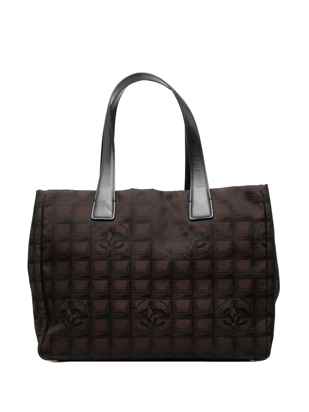 CHANEL Pre-Owned Borsa tote New Travel Line in nylon 2004-2005 - Marrone
