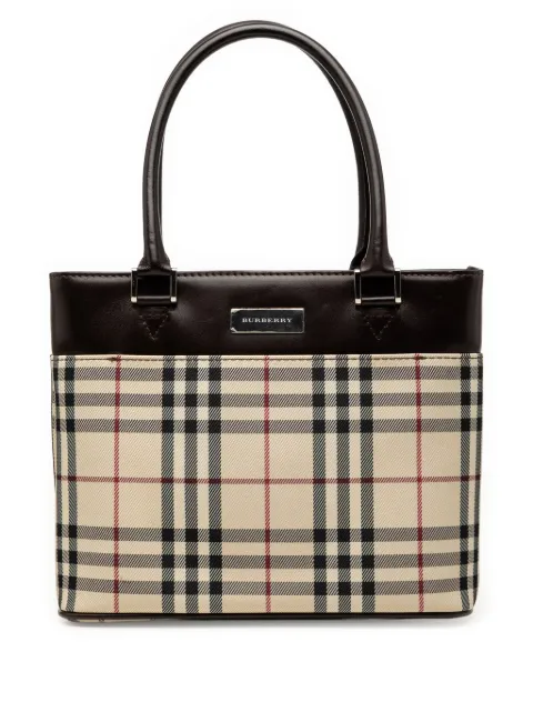 Burberry Pre-Owned 2000-2017 House Check Canvas handbag