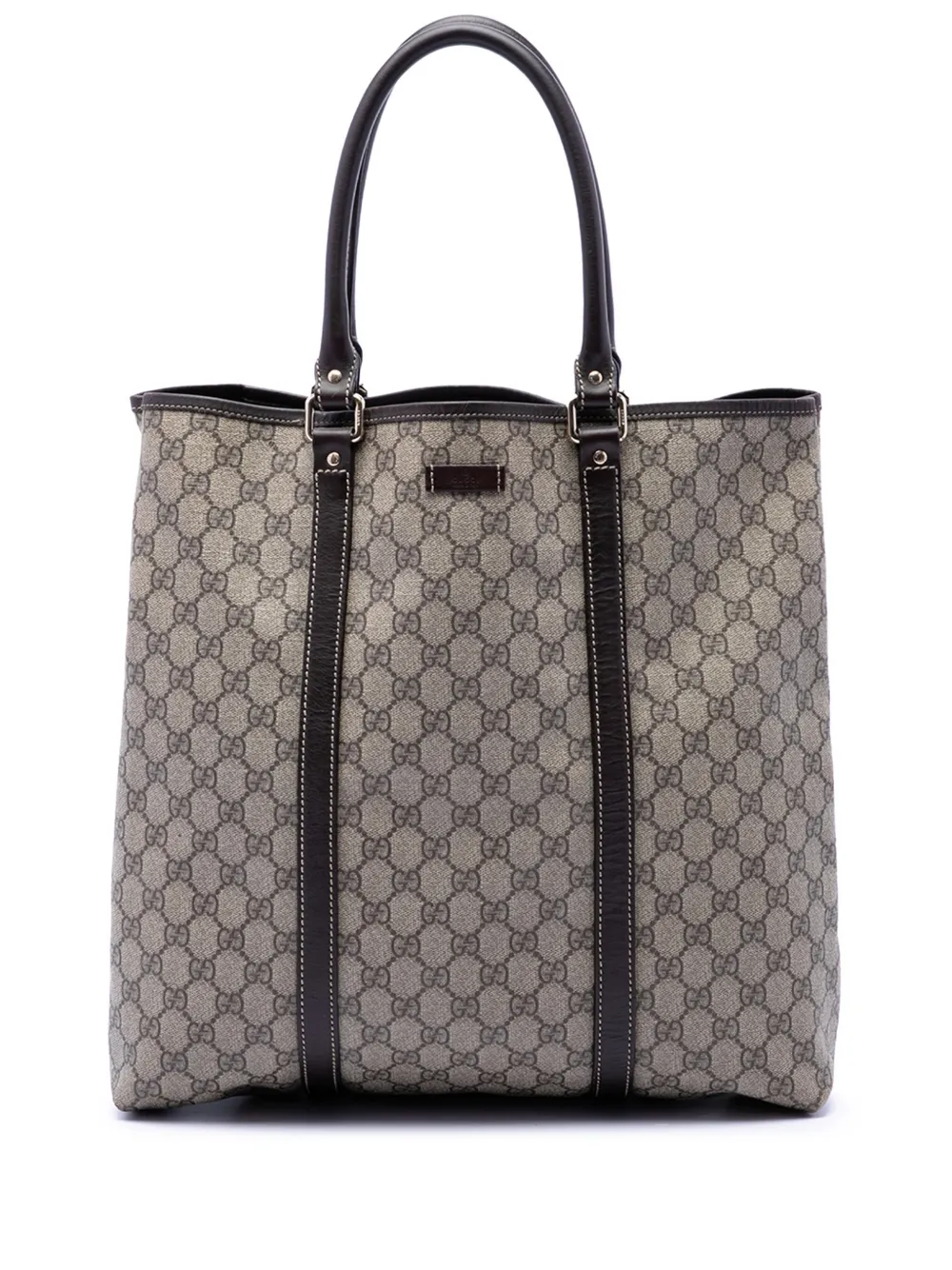 Gucci Pre-Owned Borsa tote Joy verticale in tessuto GG Supreme 2016-2026 - Marrone