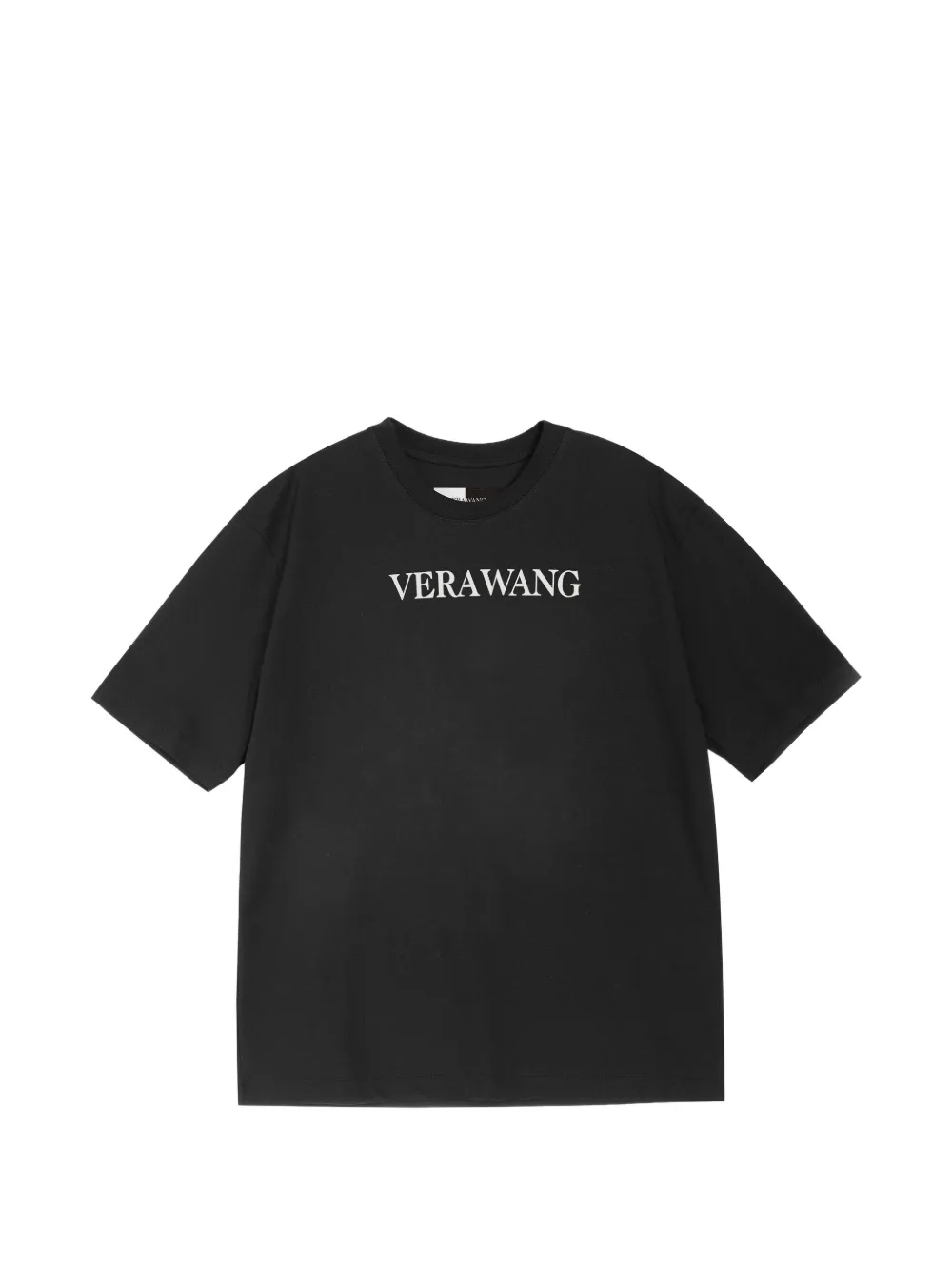 Vera Wang logo-print cotton T-shirt - Nero