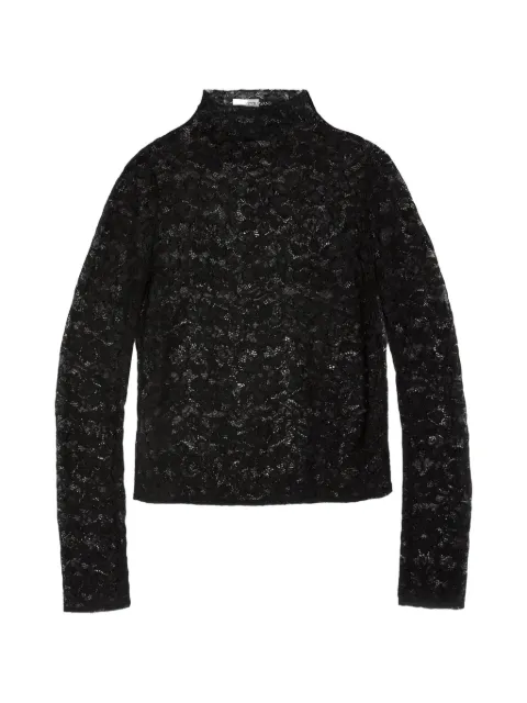 Vera Wang Orla floral-lace blouse