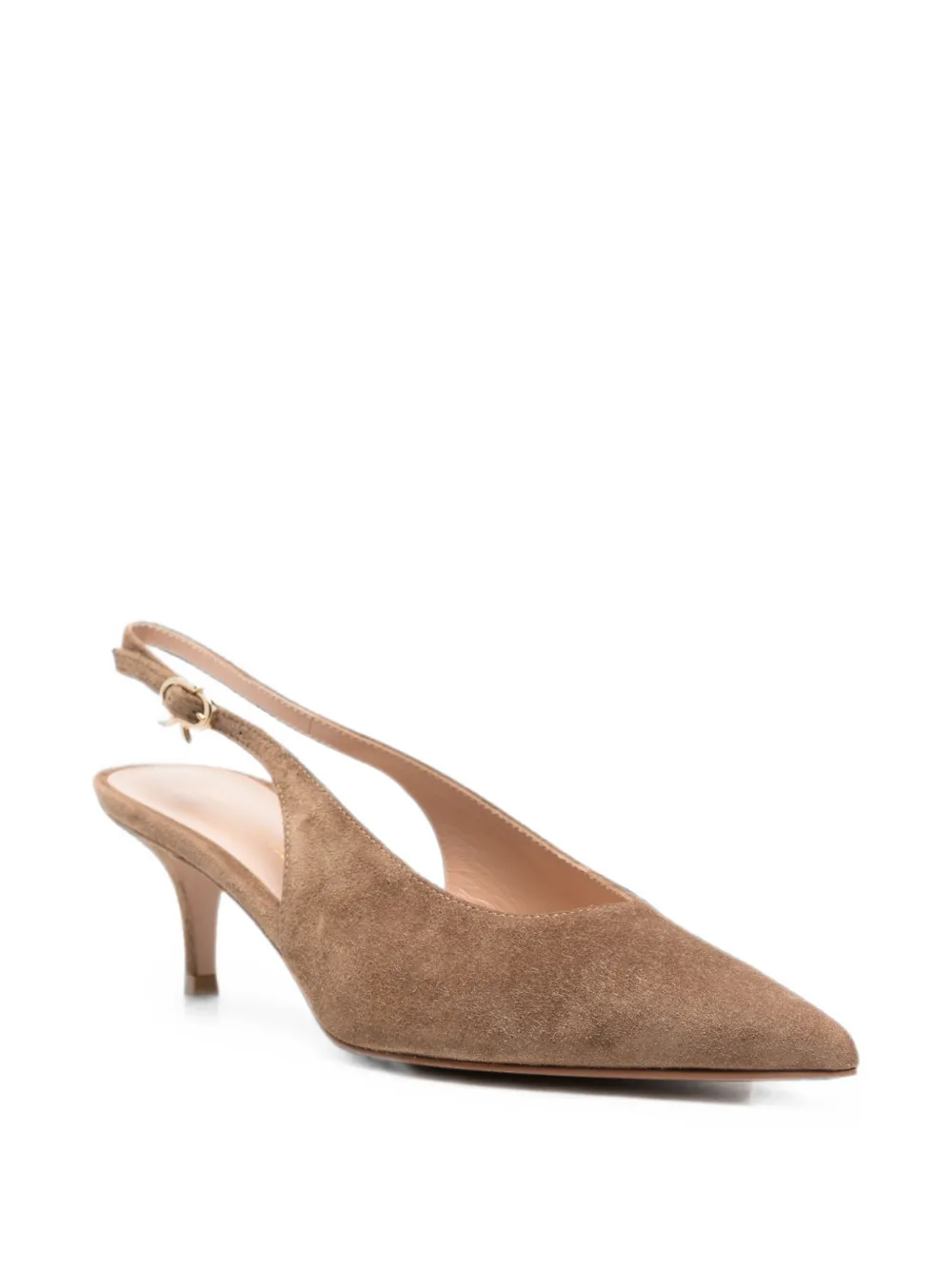 Gianvito Rossi pointed-toe slingback pumps Bruin