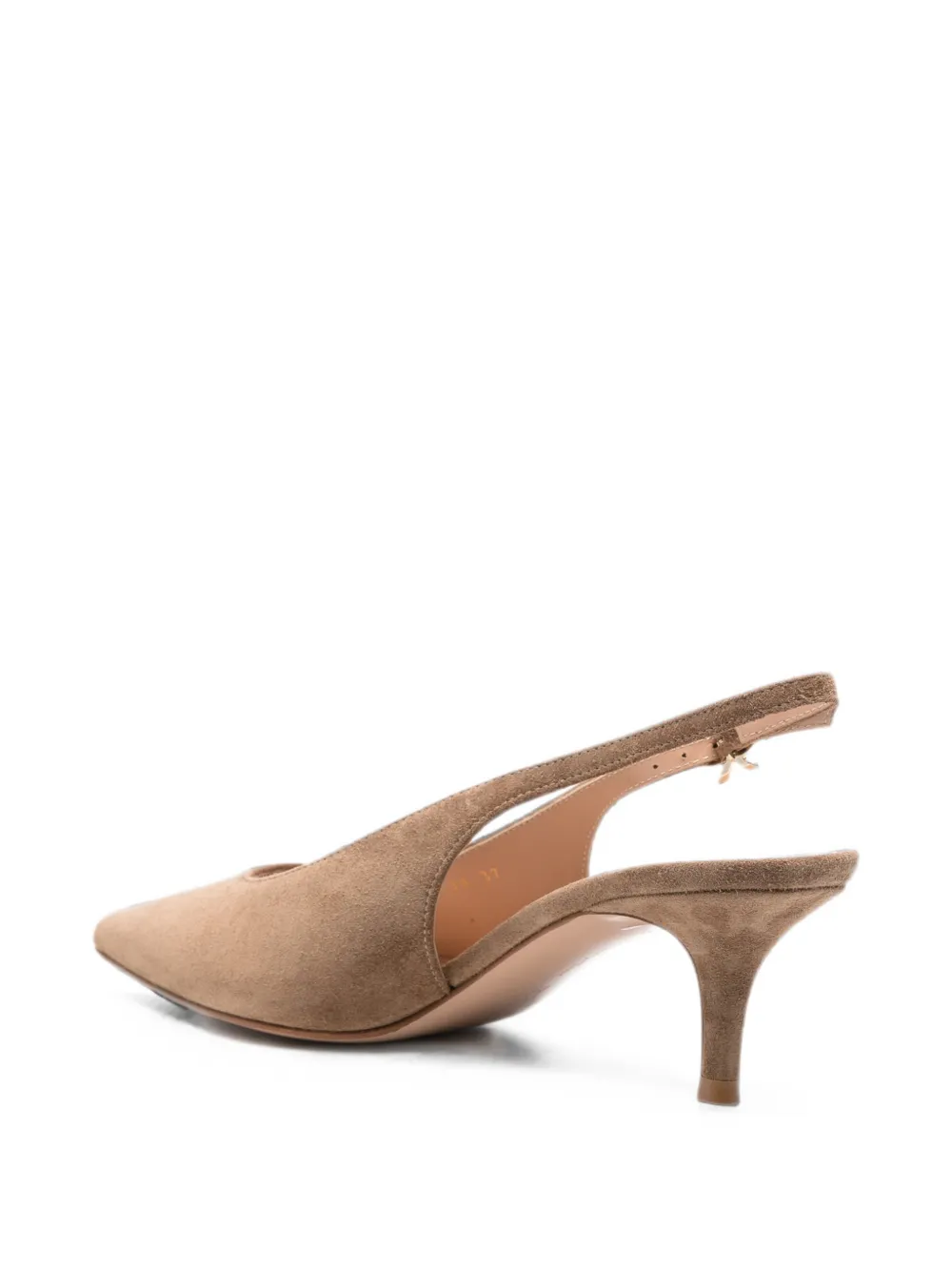 Gianvito Rossi pointed-toe slingback pumps Bruin