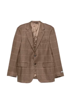 Corneliani チェック ジャケット | グレー | FARFETCH JP