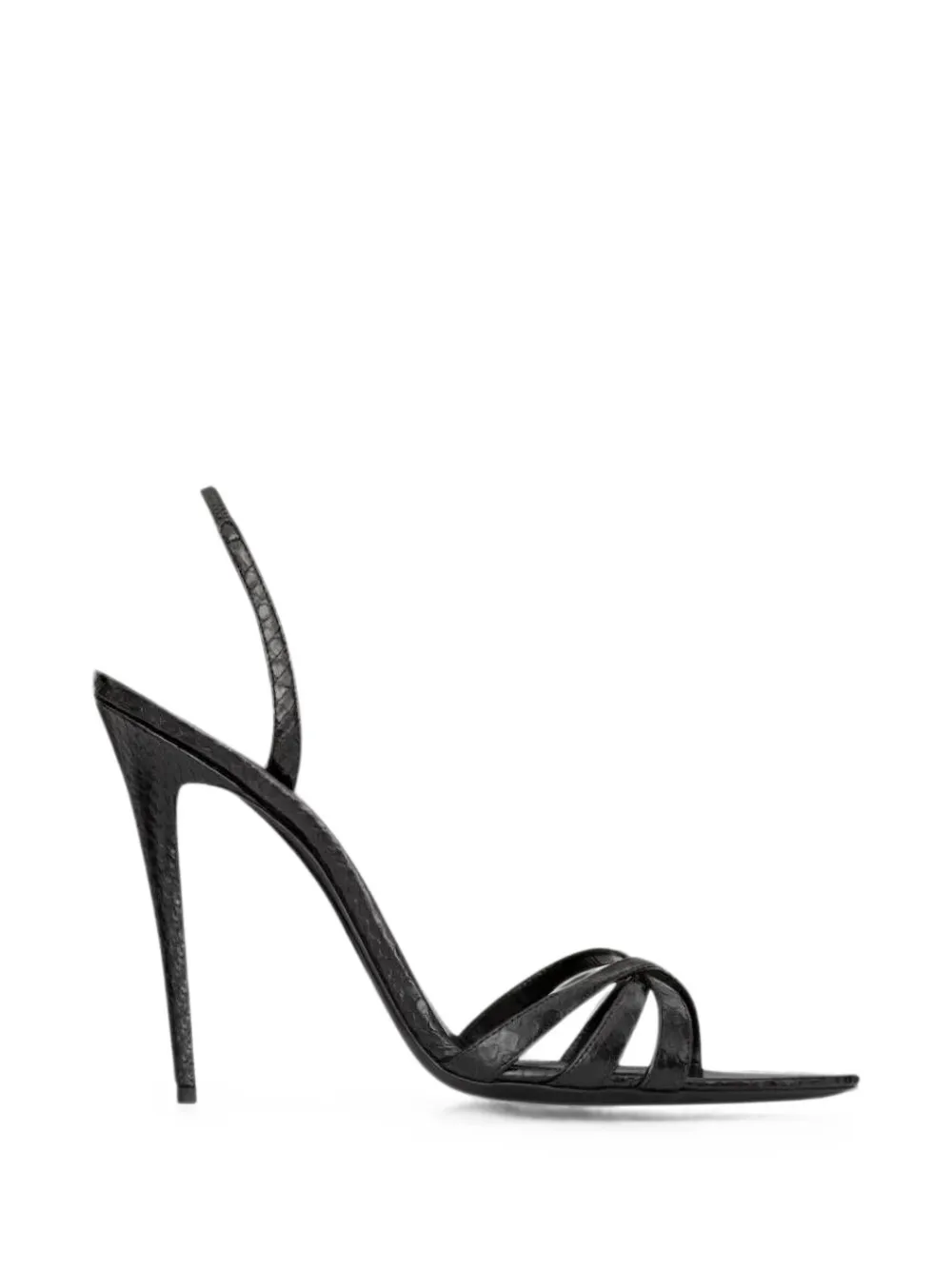 Saint Laurent Kate slingback heeled sandals - Schwarz