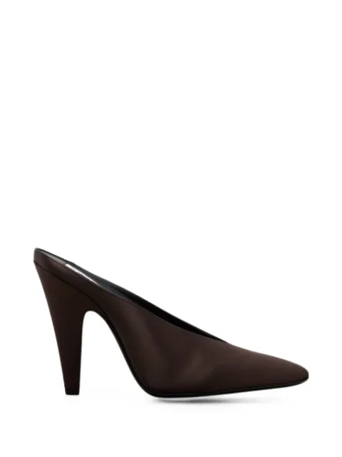 Alaïa cone mules in satin