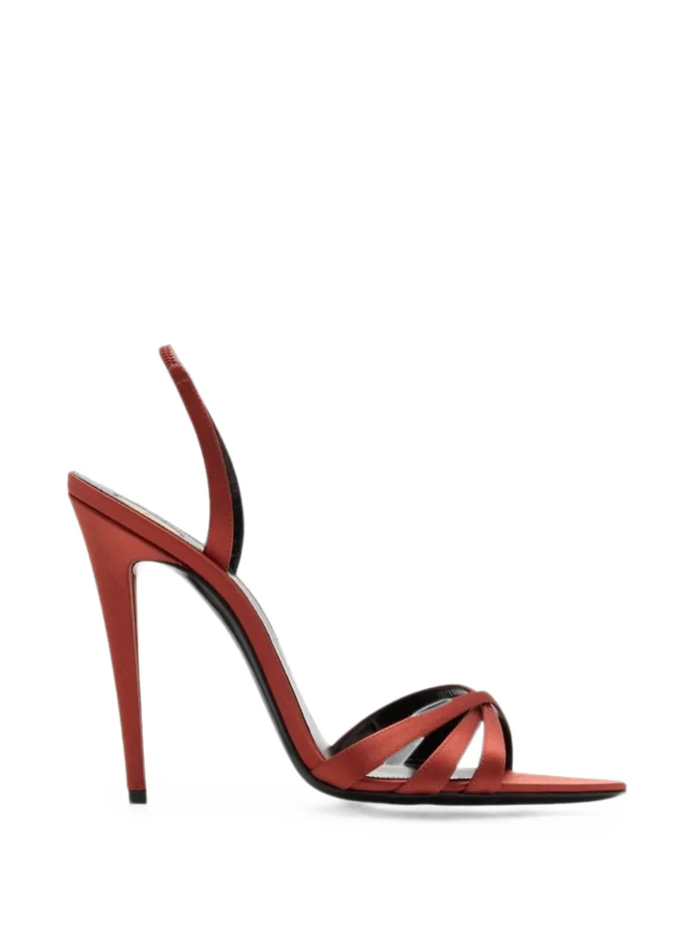 Saint Laurent KATE slingback heeled sandals - Rot