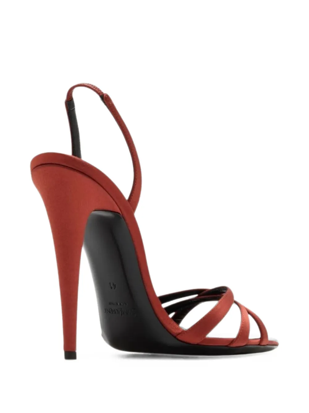 Saint Laurent KATE slingback heeled sandals Rood