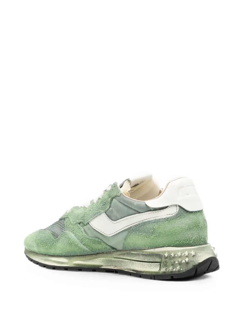 Autry Reelwind Super Vintage sneakers verfraaid met bedels Groen