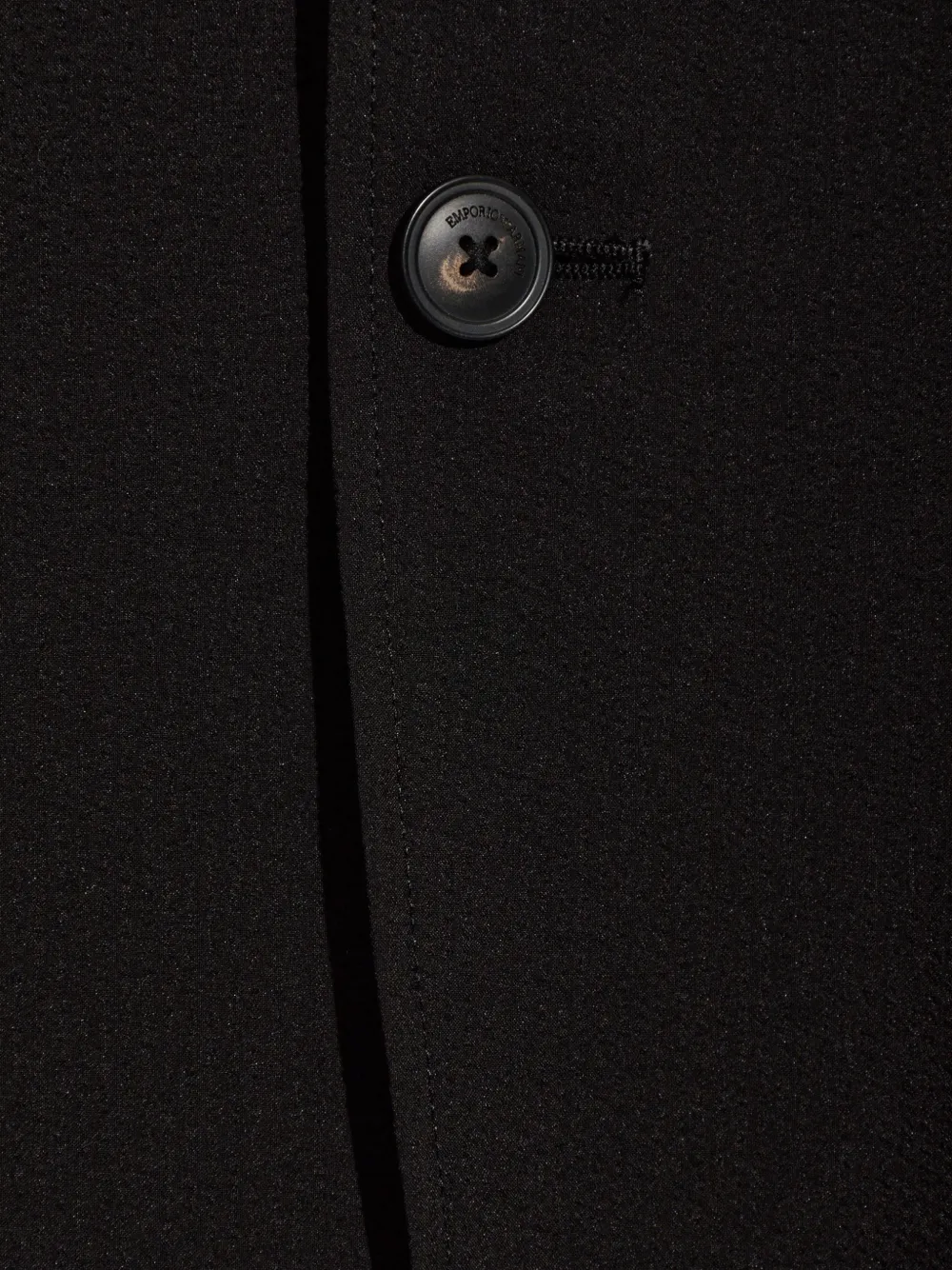 Emporio Armani Blazer met dubbele opening Zwart
