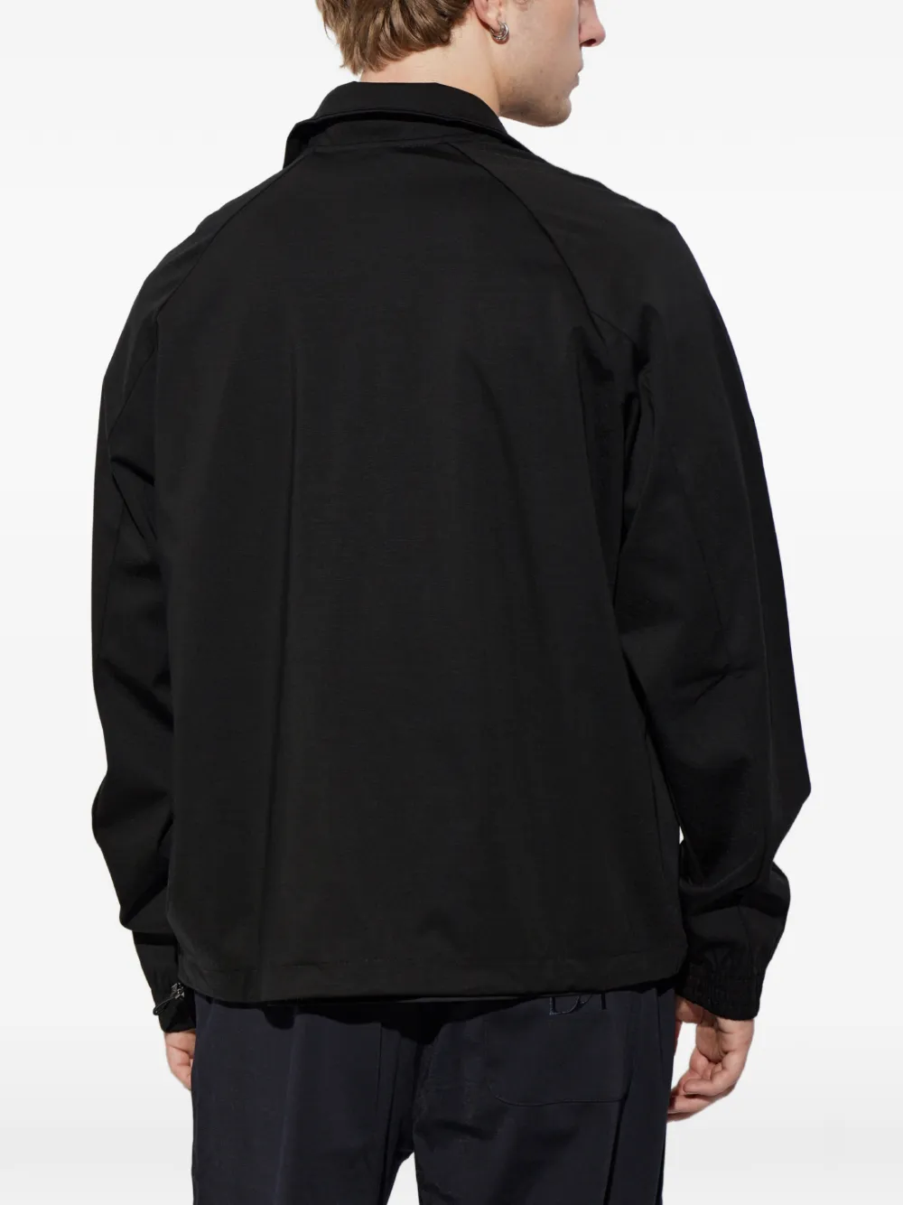 Emporio Armani Vest met geborduurd logo Zwart