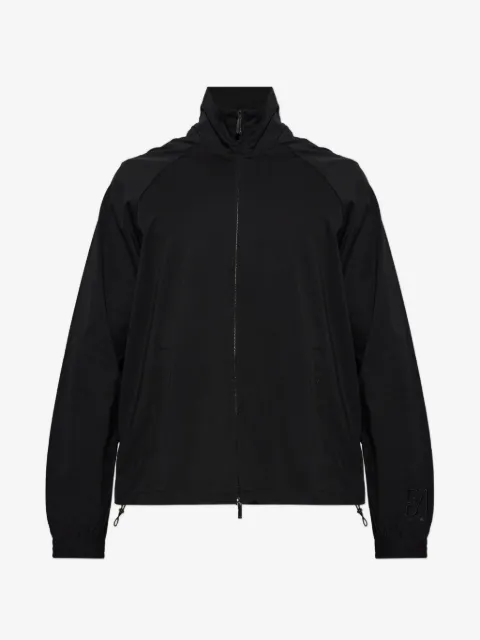 Emporio Armani cárdigan con logo bordado y cierre