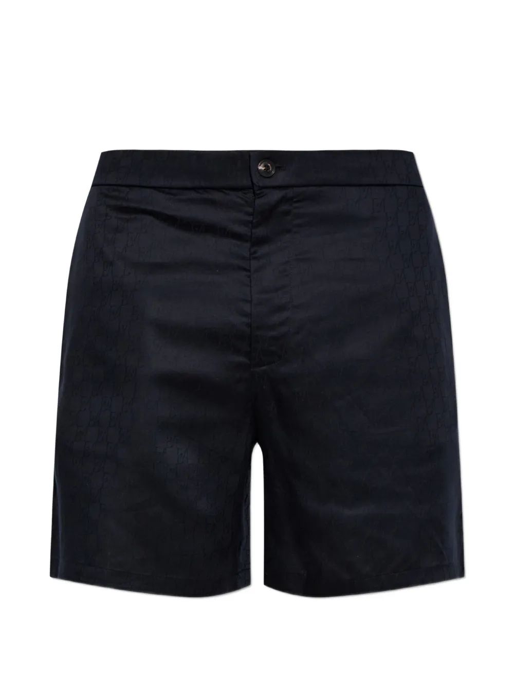 Emporio Armani monogram-pattern shorts - Blu