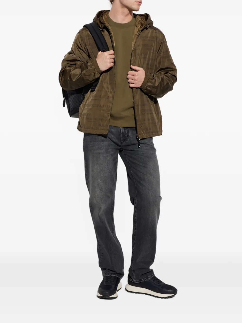 Emporio Armani Jeans met toelopende pijpen Grijs