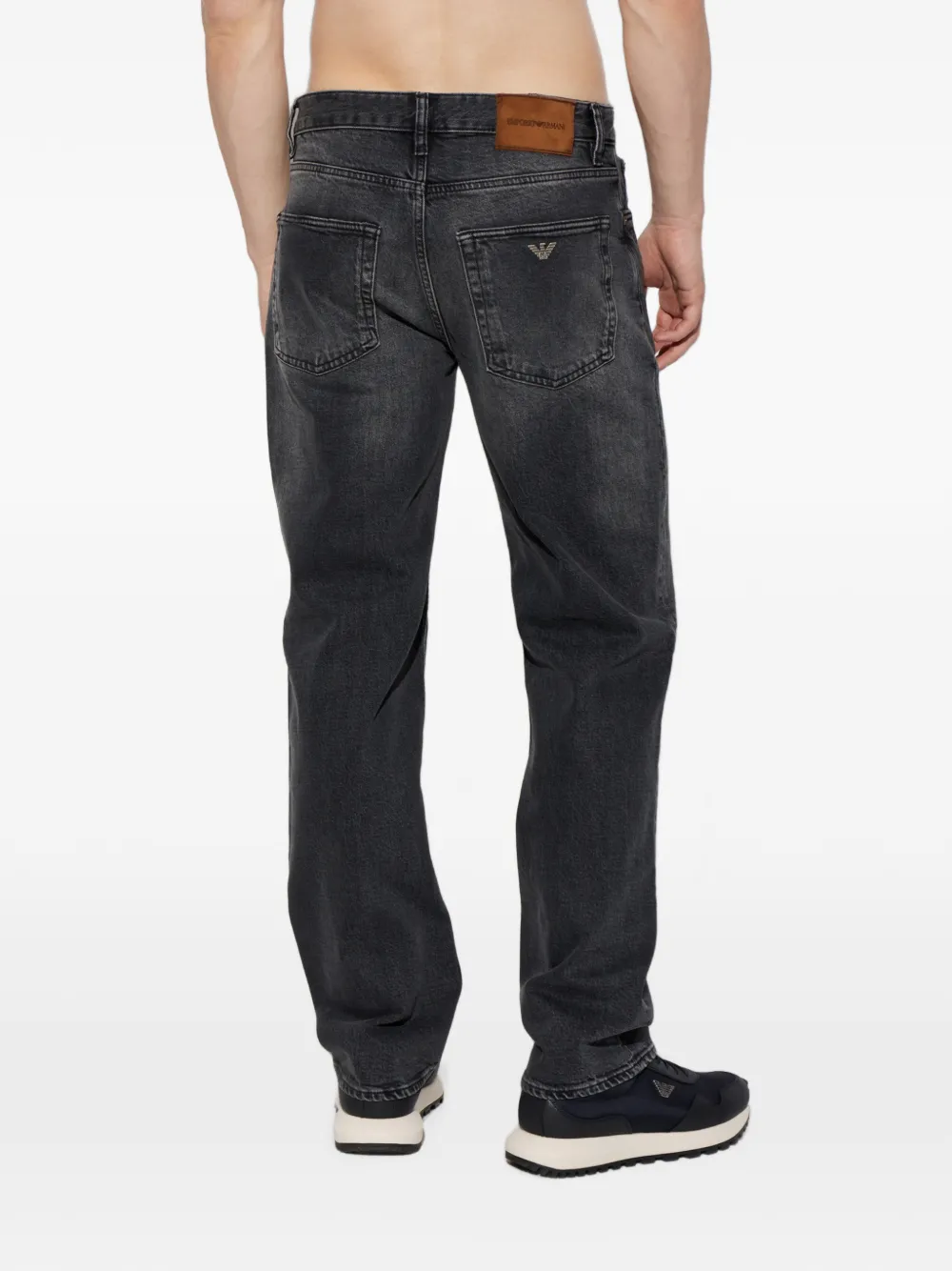 Emporio Armani Jeans met toelopende pijpen Grijs