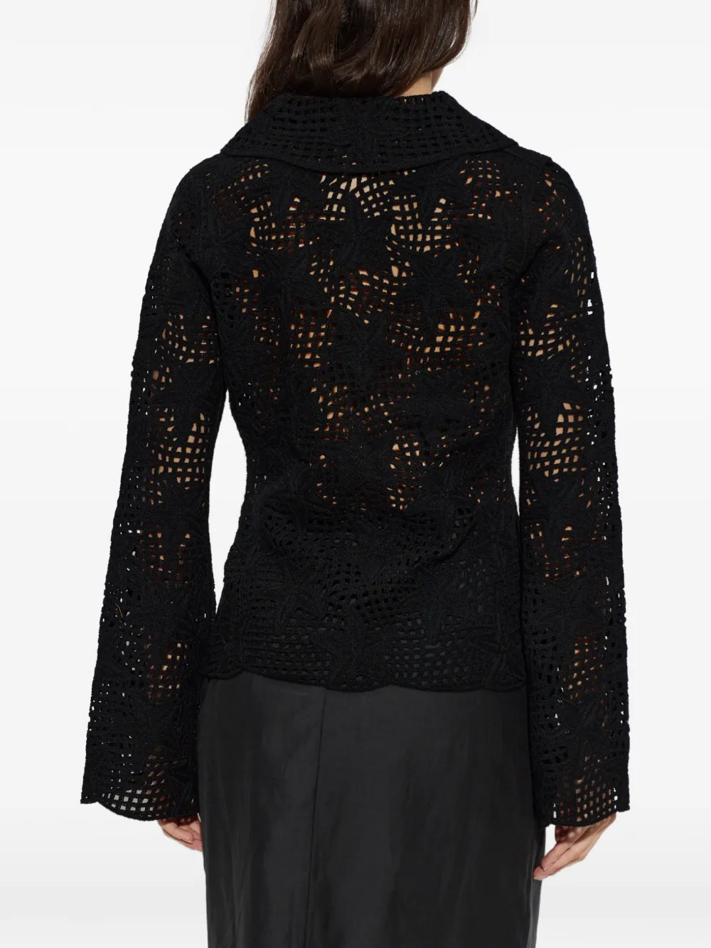 By Malene Birger Gwenevere gehaakt vest Zwart